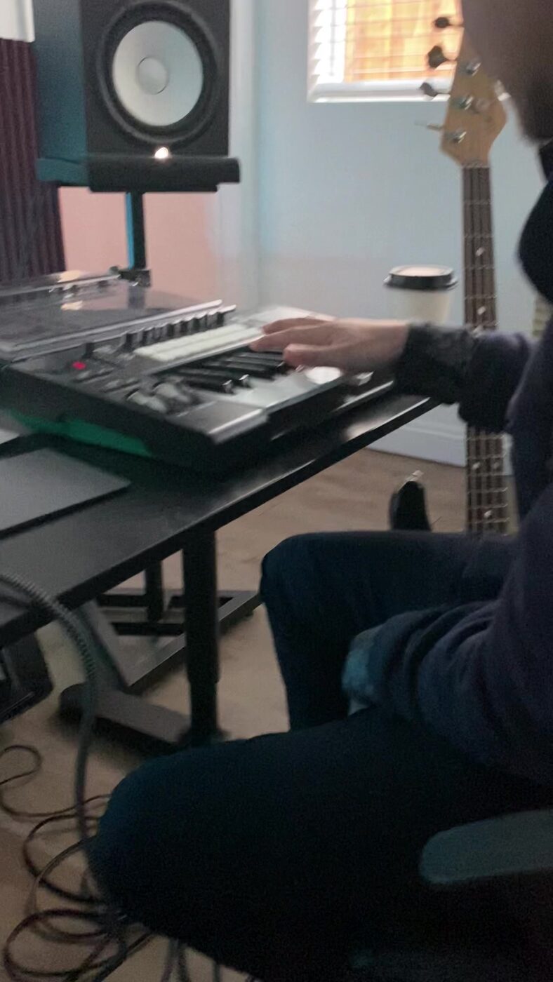 In the studio with Menny Flores